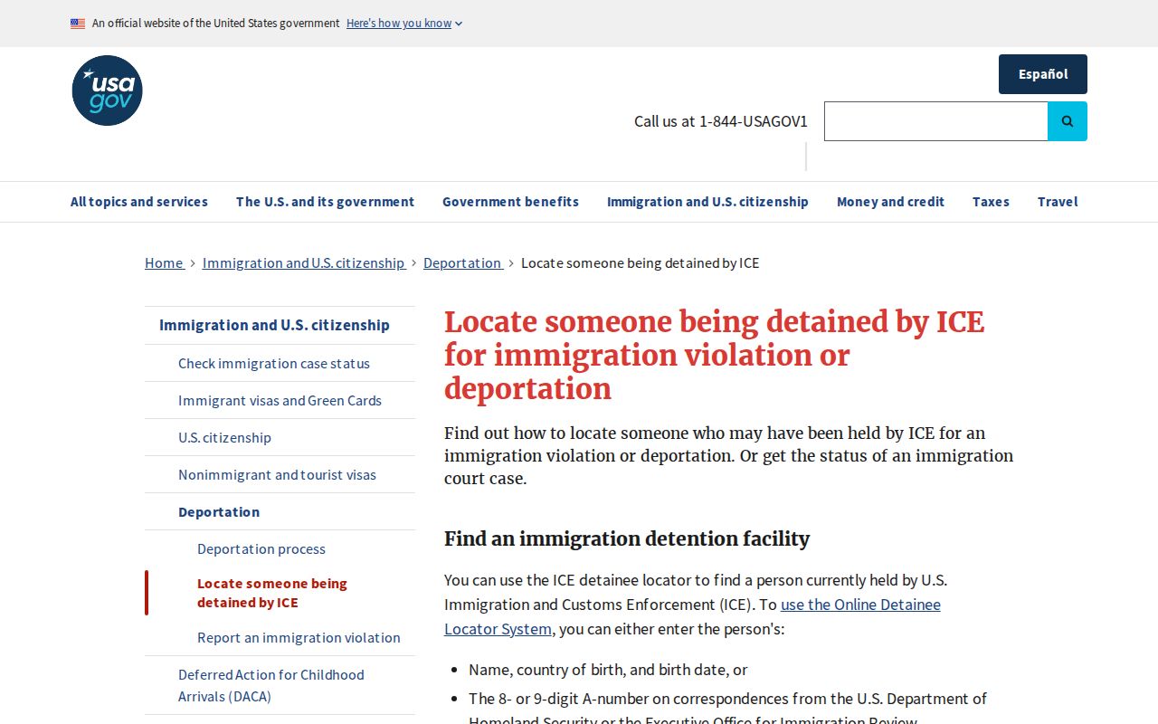 Wilkes County ICE custody release locator guidance