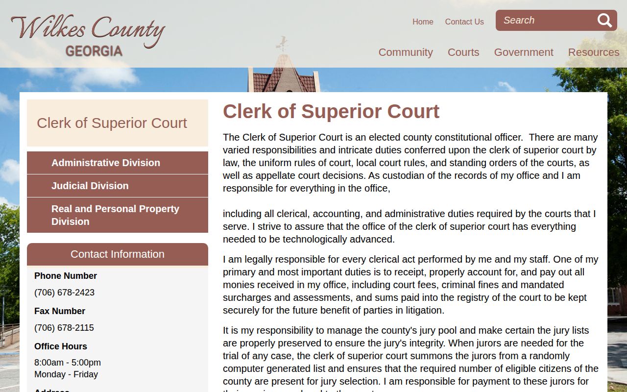 Wilkes County Clerk record path for released inmate court records